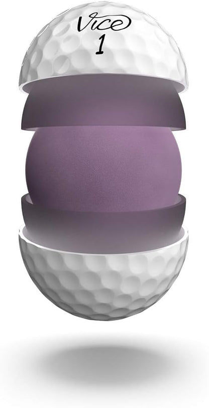 Vice Pro plus Golf Balls (Package May Vary)