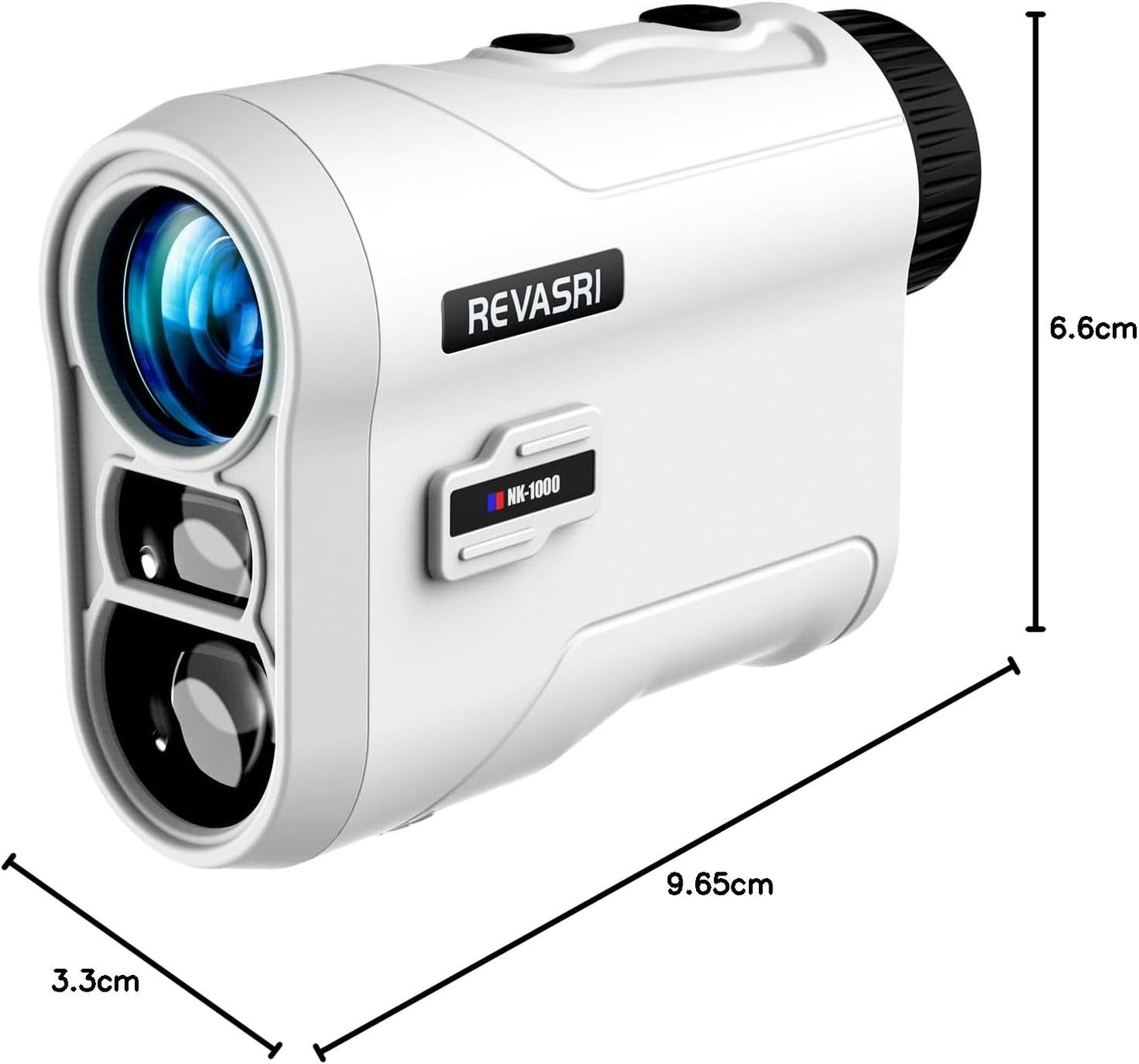 Golf Rangefinder with Slope and Flag Pole Lock Vibration, External Slope Switch for Golf Tournament Legal, Rangefinders with Rechargeable Battery 1000YDS Laser Range Finder