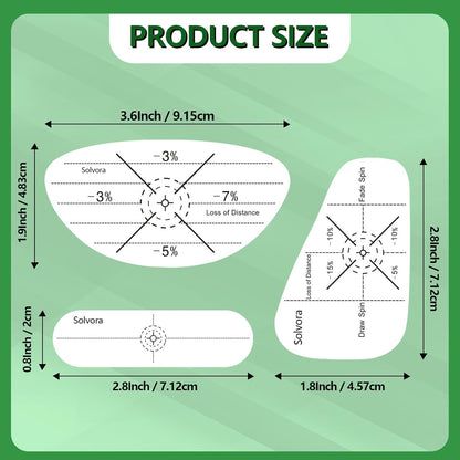 Golf Impact Tape Club Impact Stickers for Woods Irons and Putters No Residue Golf Accessories for Swing Practice (300PCS)