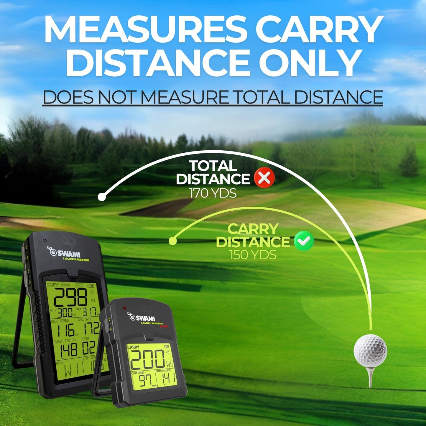 Golf Swami Launch Master Golf Launch Simulator - Golf Training Aid, Lite