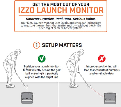 Golf Swami Launch Master Golf Launch Simulator - Golf Training Aid, Lite