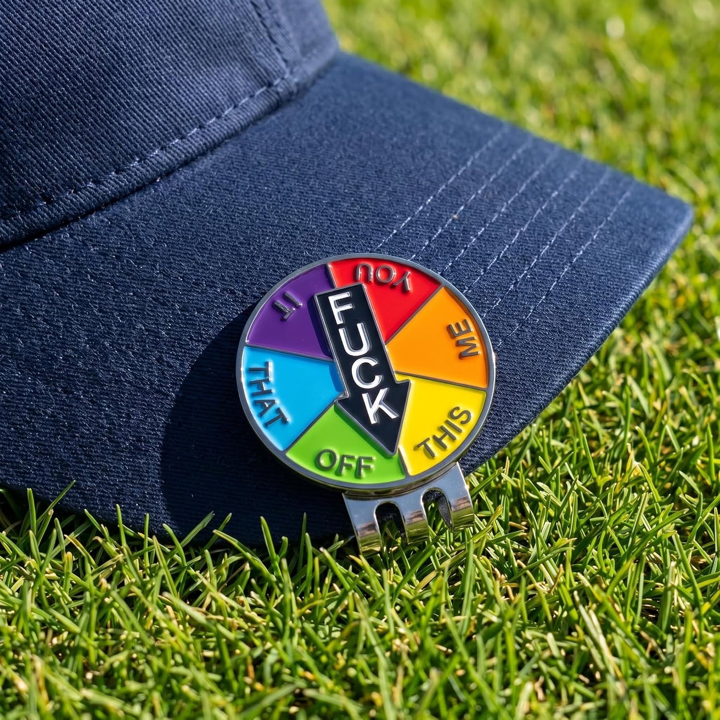 Golf Ball Marker Hat Clip, Golf Accessories for Men, Golf Ball Stamp, Funny Golf Gifts, Golf Gadgets
