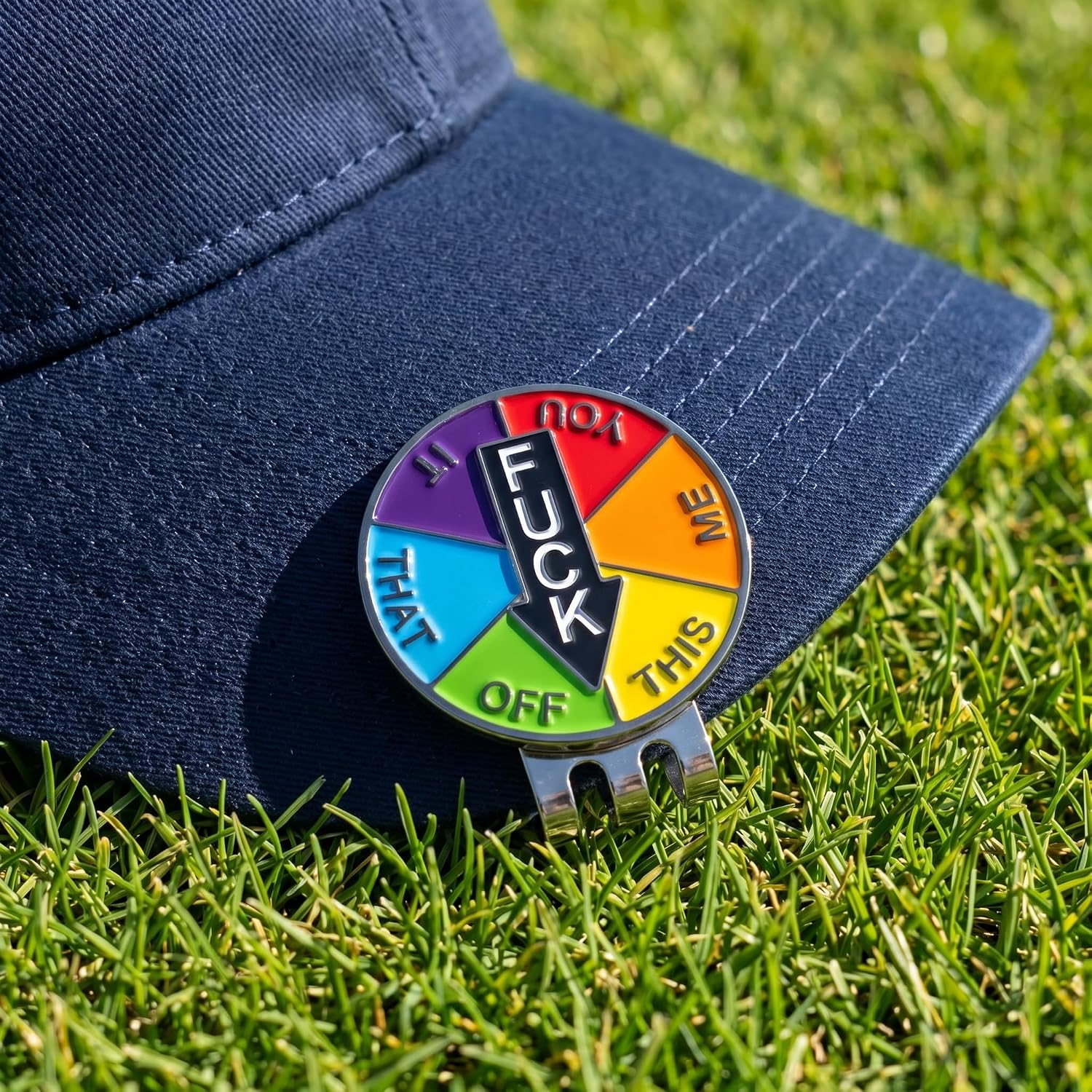 Golf Ball Marker Hat Clip, Golf Accessories for Men, Golf Ball Stamp, Funny Golf Gifts, Golf Gadgets
