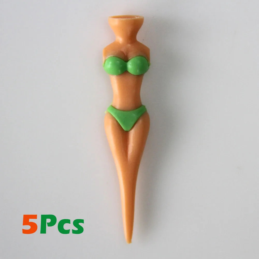 5Pc Bikini Girl Golf Tees