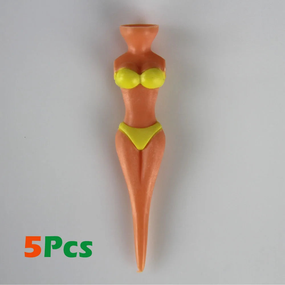 5Pc Bikini Girl Golf Tees