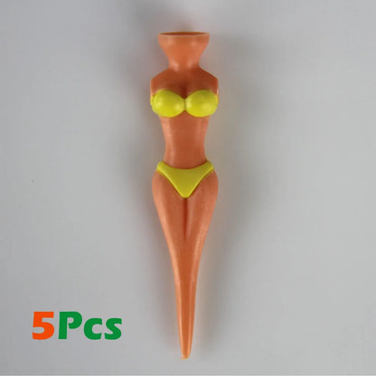 5Pc Bikini Girl Golf Tees