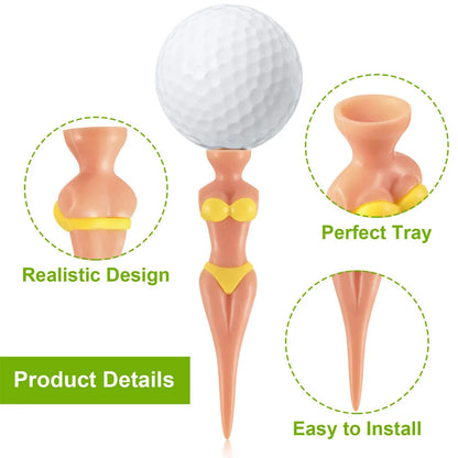 5Pc Bikini Girl Golf Tees