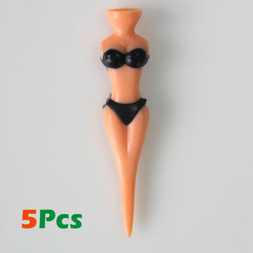 5Pc Bikini Girl Golf Tees