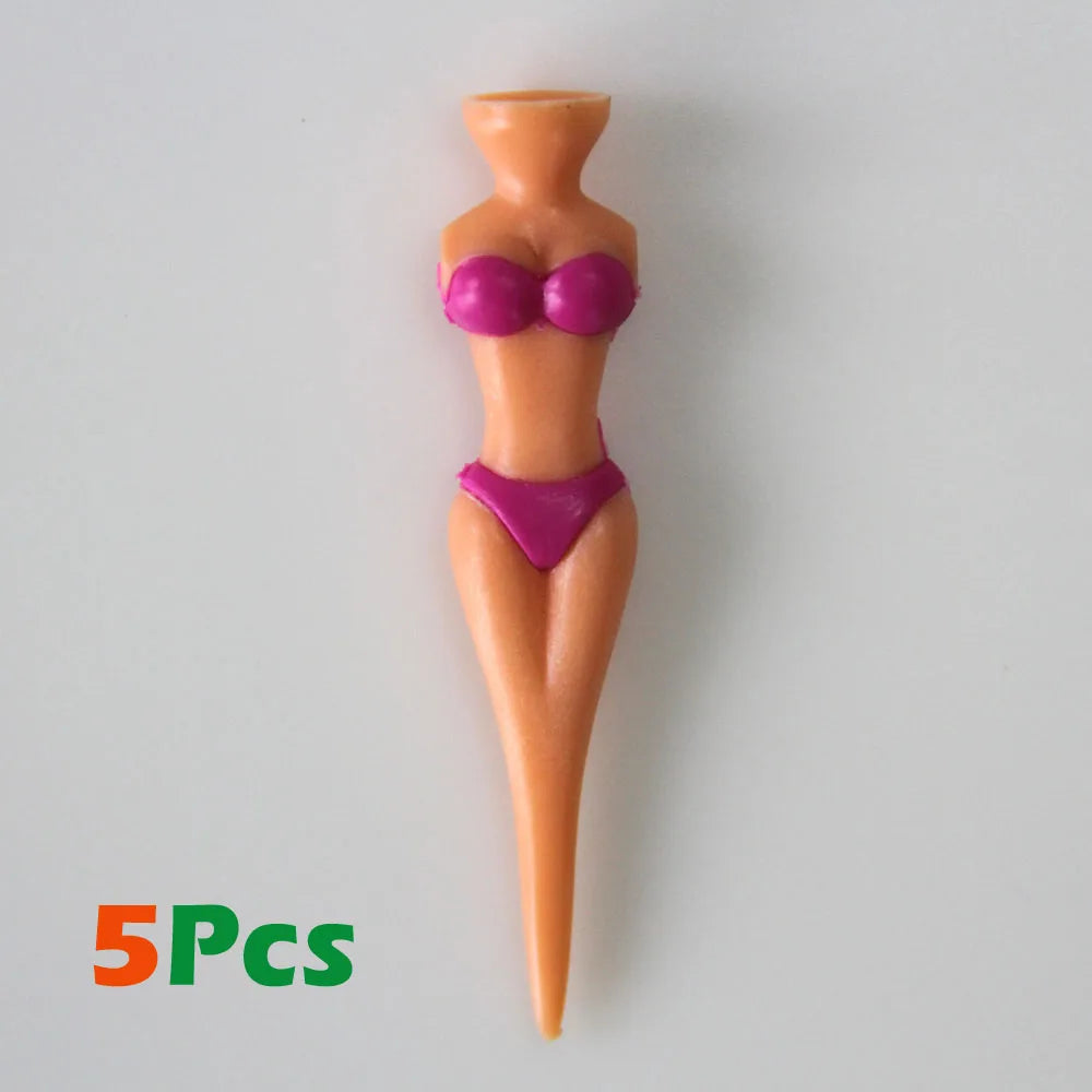 5Pc Bikini Girl Golf Tees