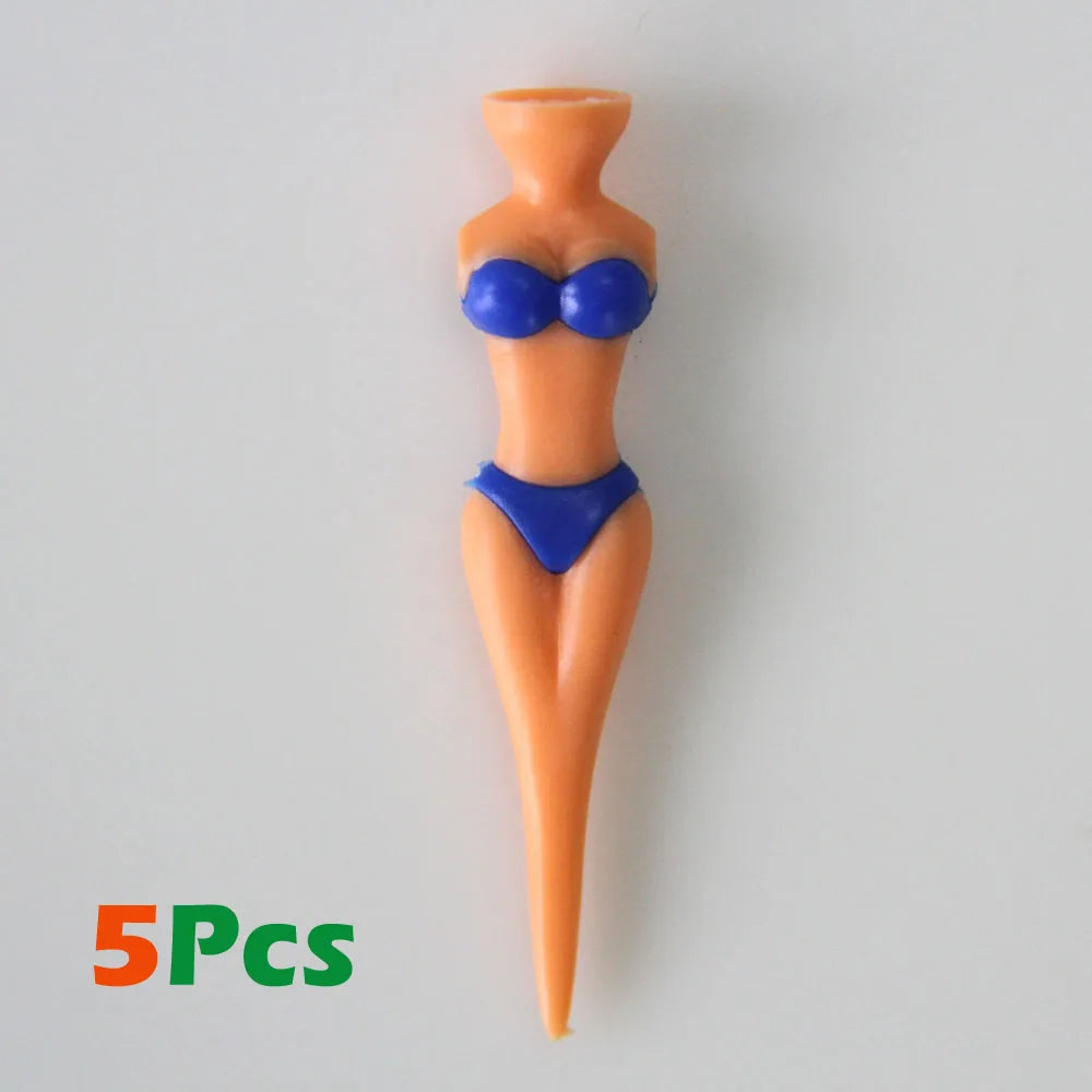 5Pc Bikini Girl Golf Tees