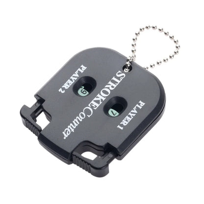 Golf Ball Strike Count Mini Portable Putting Score Counter Double Digit Scorer with Keychain Golf Accessories Golf Training Aid