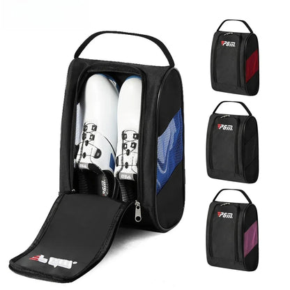 Portable Mini Golf Shoe Bag Nylon Carrier Bags Golfball Holder Lightweight Breathable Pouch Pack Tee Bag Sports Accessories